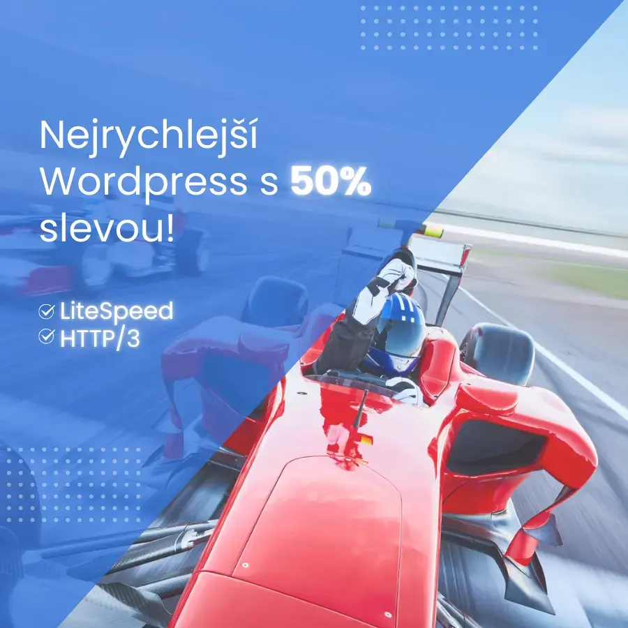 Zažijte nejrychlejší WordPress hosting Zažijte nejrychlejší WordPress hosting