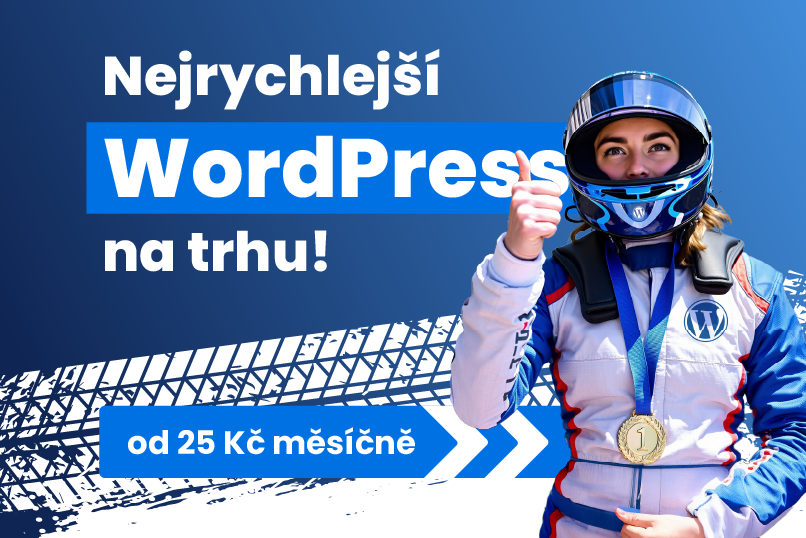 Logo Nové varianty WordPress hostingu na CZECHIA.COM